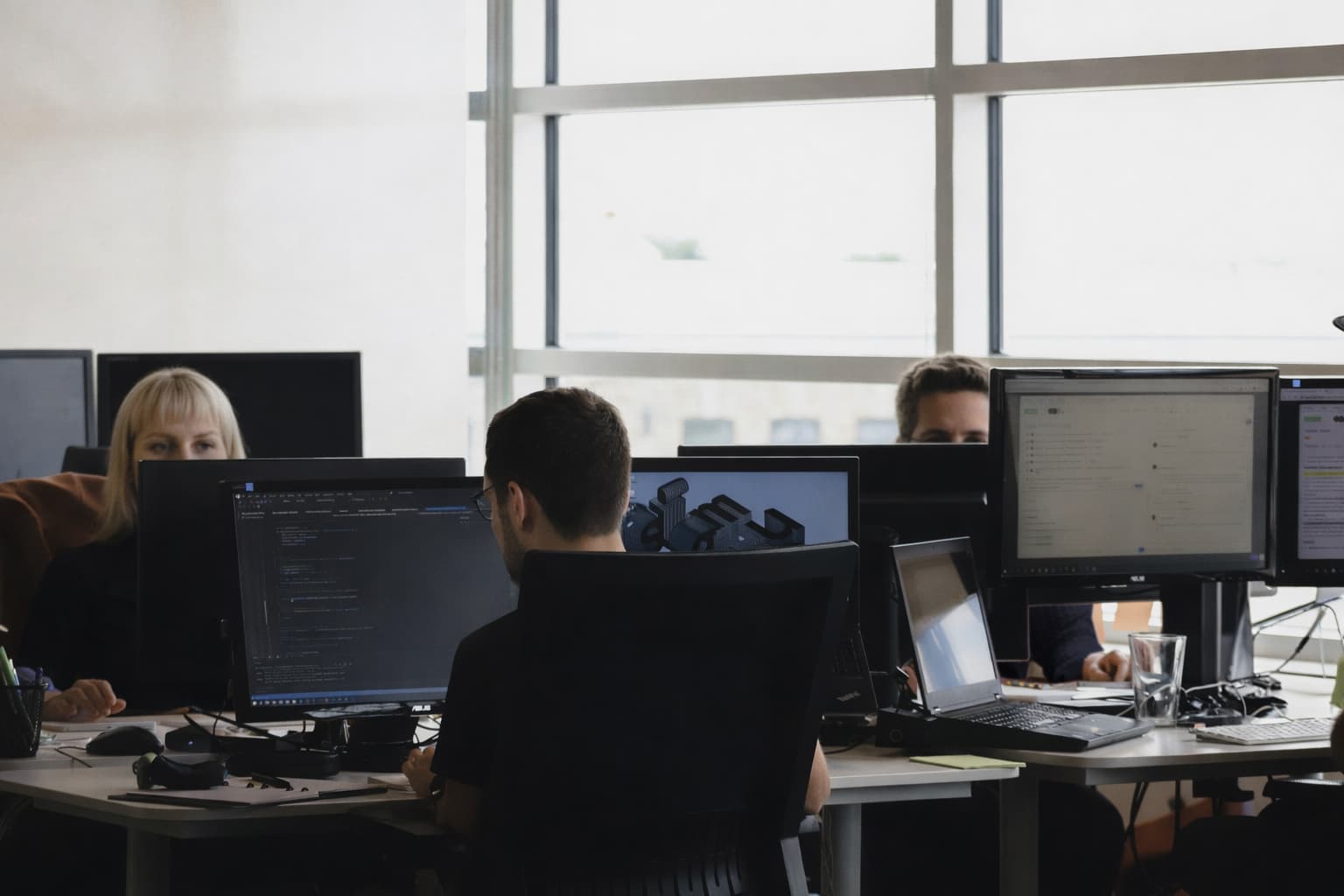 Team working together at Chelsea Labs