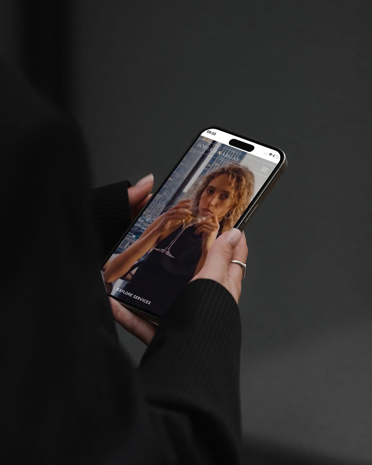 Chelsea Labs website solution preview on a mobile device