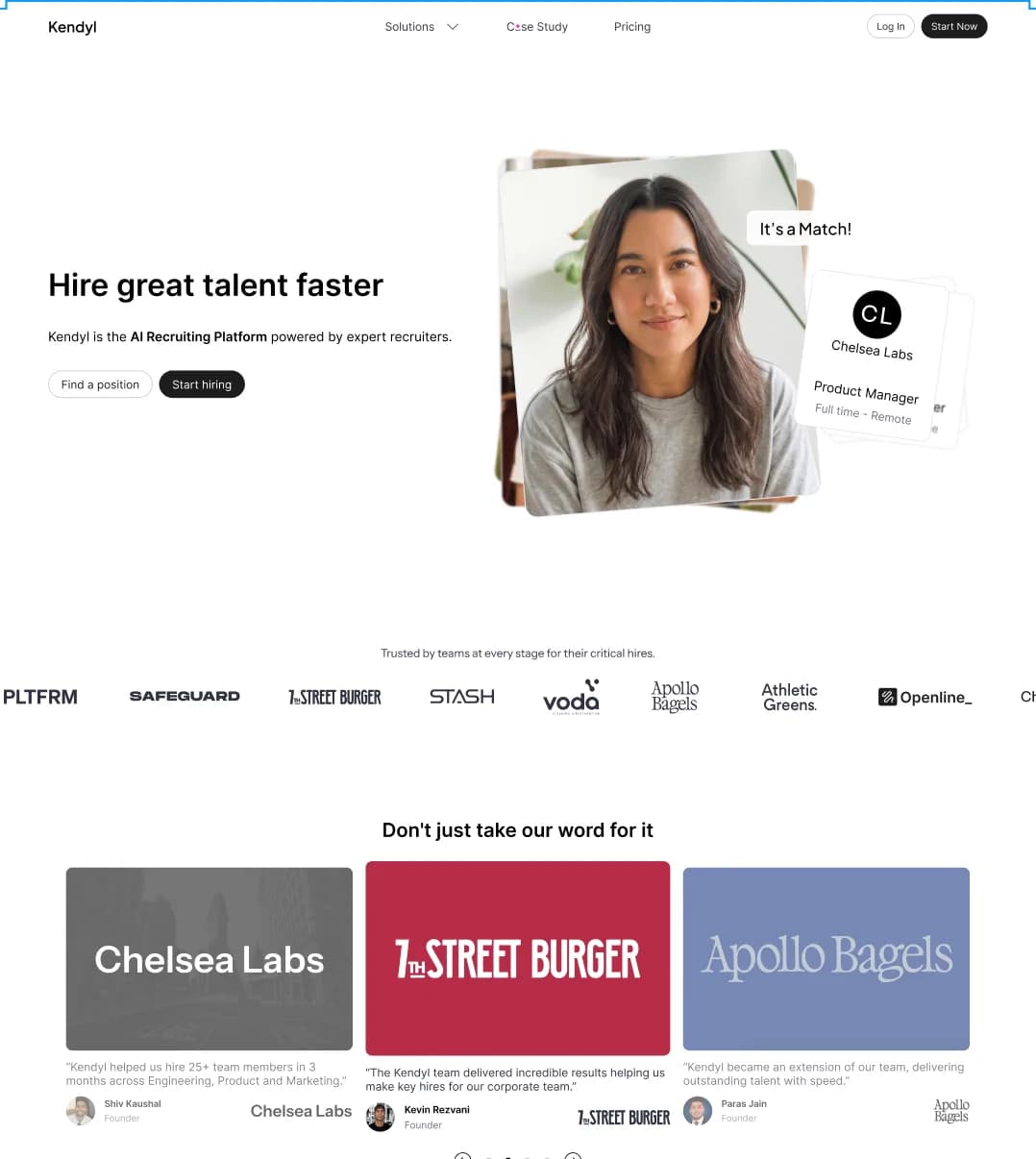 Kendyl — AI-powered workforce platform